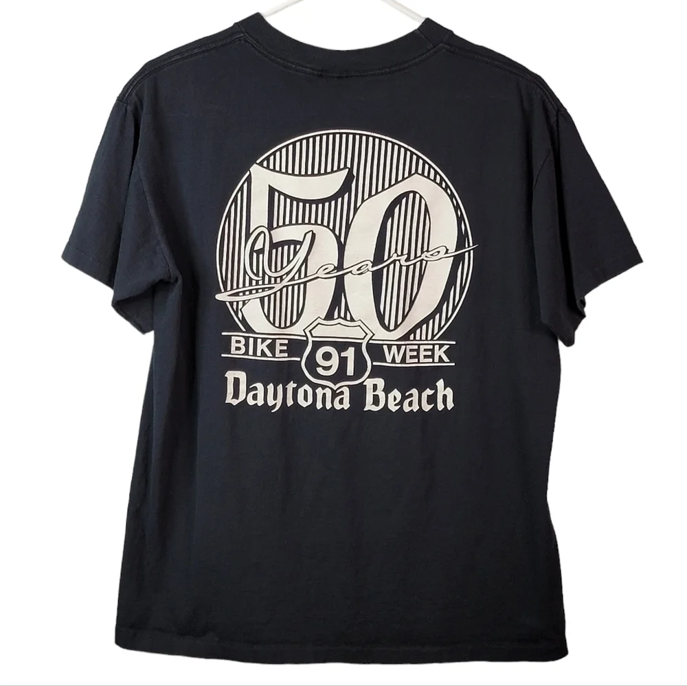 Harley-Davidson Vintage 90's Daytona Bike Week Single Stitched Graphic Tee L - Picture 4 of 10